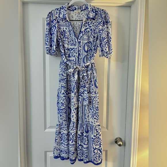 Umgee Paisley Print Midi Sundress - Picture 6 of 11